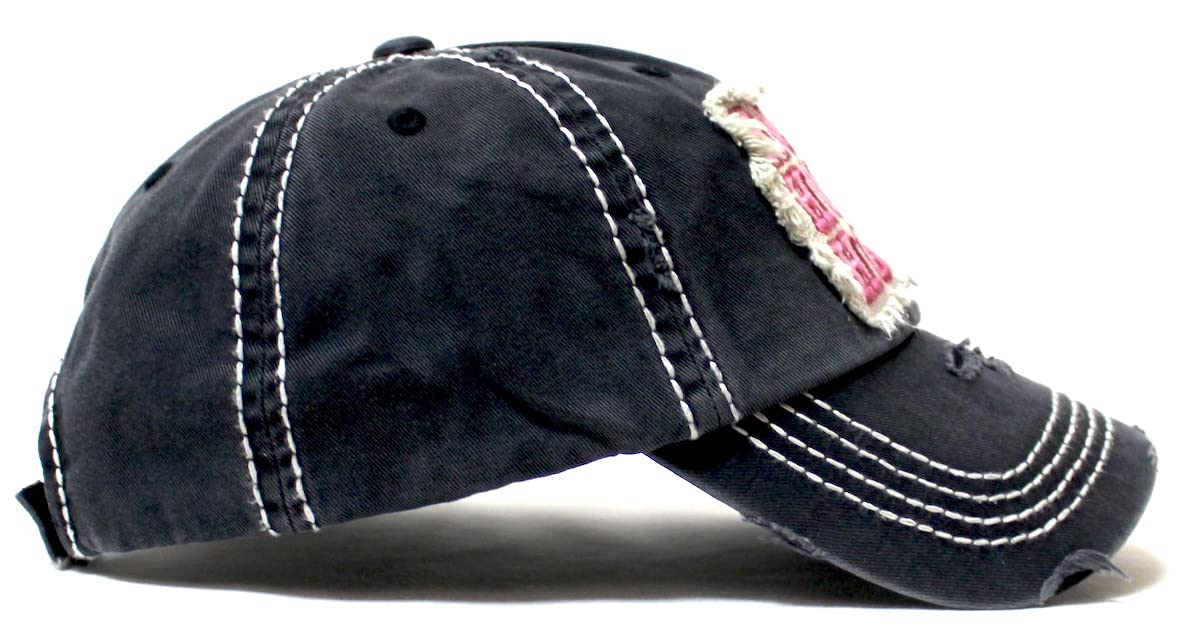 CAPS 'N VINTAGE Women's Howdy Howdy Howdy Patch Embroidery Monogram Hat