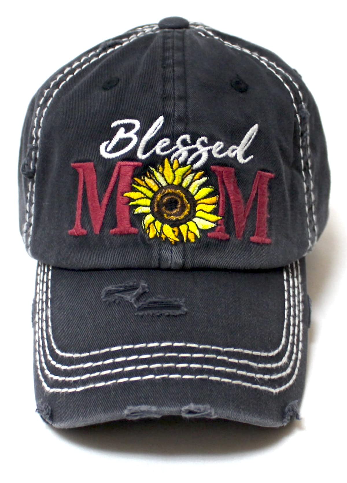  ★Monogram Embroidery Ball Cap Custom Monogram 3 Letters Initial Cap Personalized Ball Cap