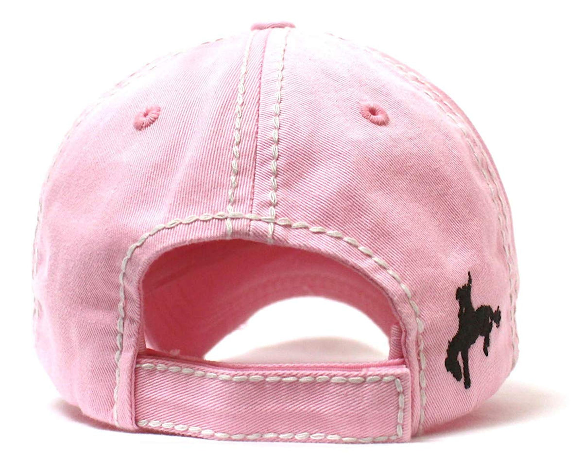 Light Baby Pink This Ain't My First Rodeo Women's Hat - Caps 'N Vintage 