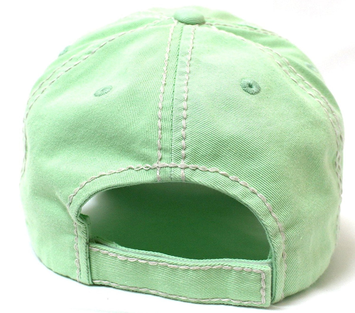 LILAC & FRESH MINT GREEN Women's Hey Y'all Spring Floral Cap - Caps 'N Vintage 