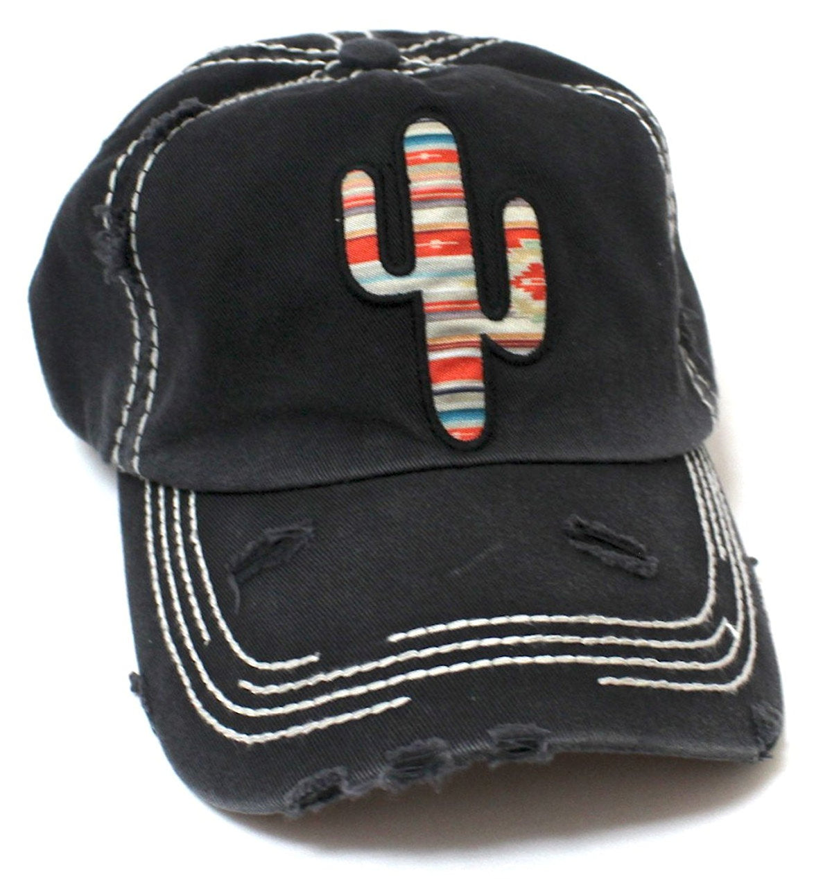 Serape Aztec Print Cactus Hat - Caps 'N Vintage 