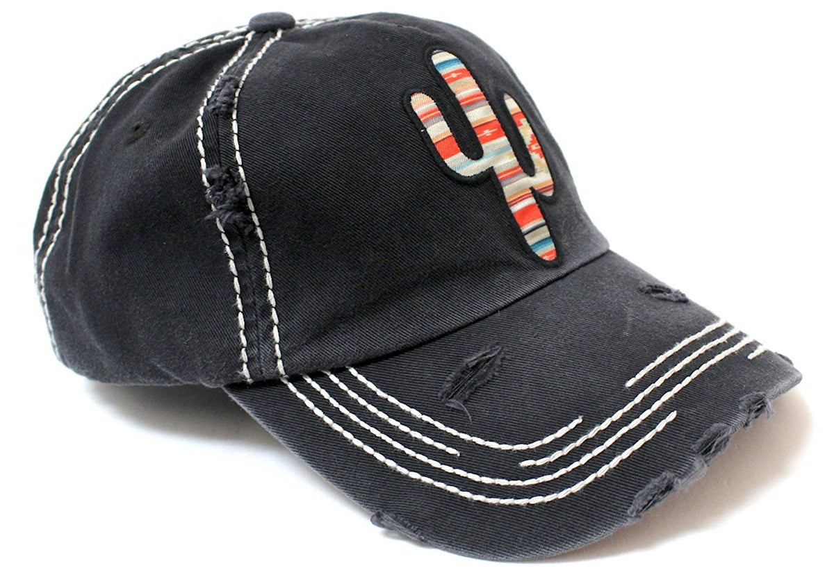 Serape Aztec Print Cactus Hat - Caps 'N Vintage 