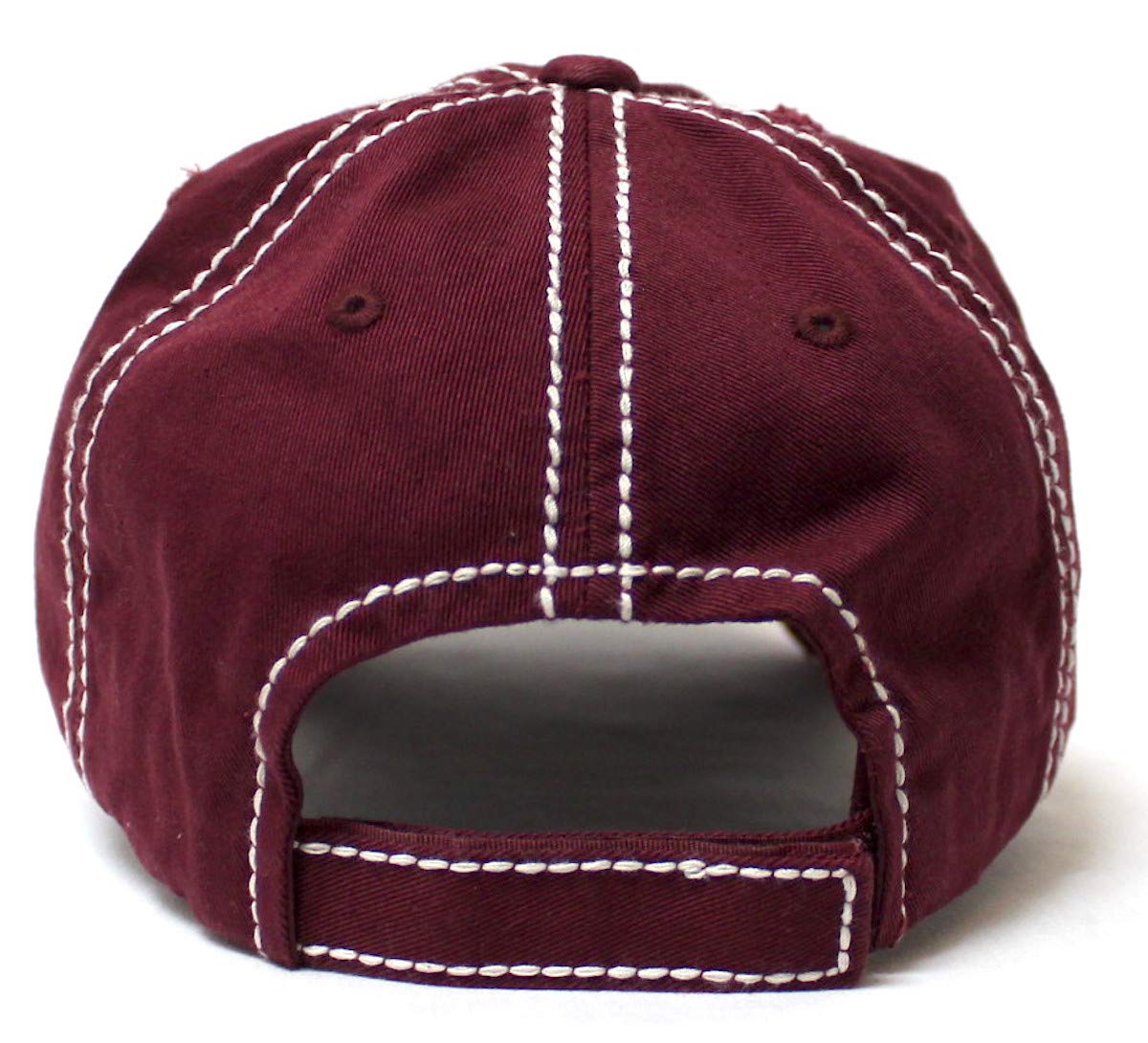 Women's Ballcap Need More Wine for The Love of Vino Patch Embroidery Hat, Burgundy
