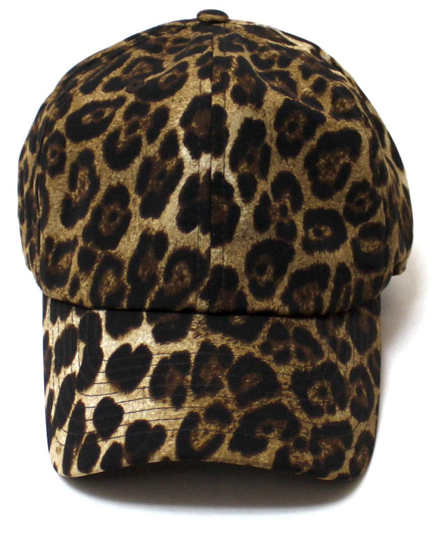 Women's Fashion Leopard Design Adustable Vintage Hat Accessory