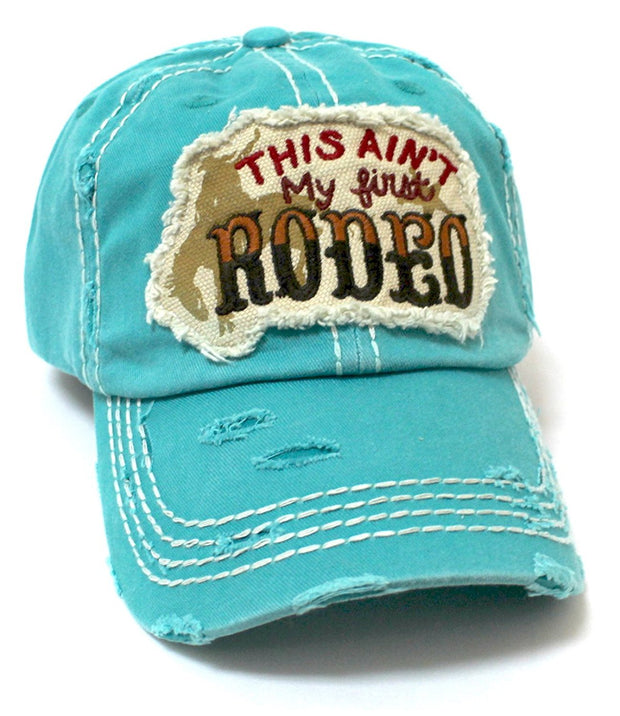 "This Ain't My First Rodeo" Patch Embroidery Hat - Caps 'N Vintage 