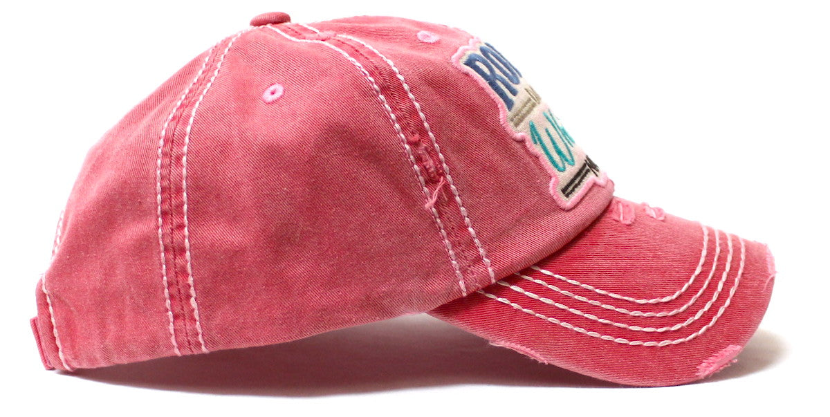 Rodeo Days Whiskey Nights Baseball Cap - Distressed Hats for Women - S ...