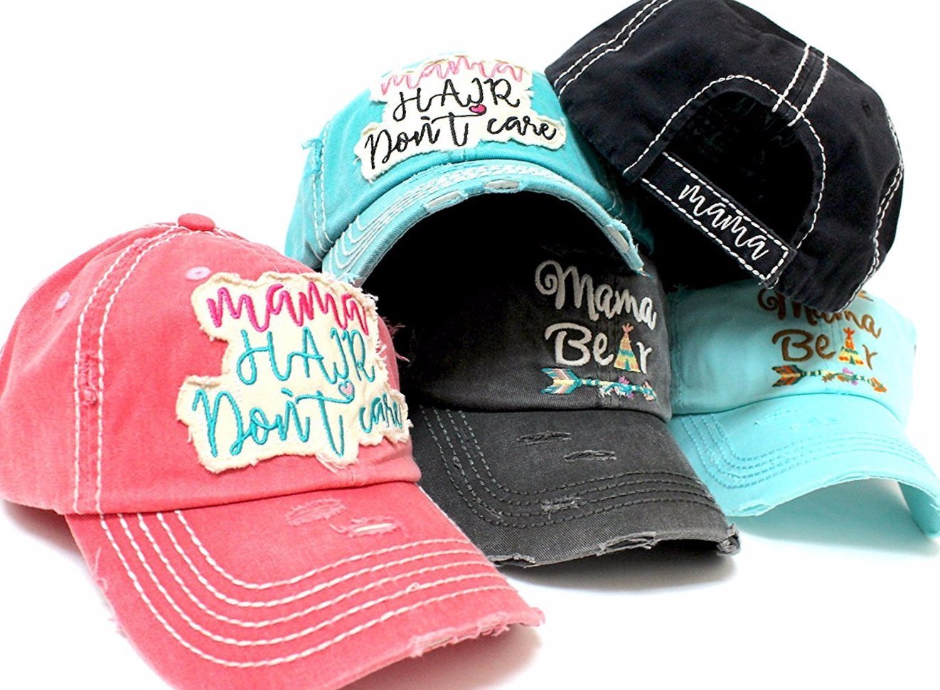 Yipaidel Women’s Garden Hair Don’t Care Hat - Adjustable Vintage Washed Baseball Cap For Mom, Aunt